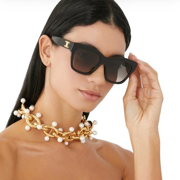 NEW!!! CELINE Sunglasses CL40253I 01F Authentic main image 14